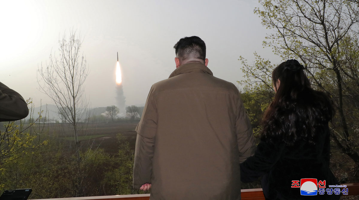 Corea del Norte informó sobre las características de su nuevo misil. Foto: EFE