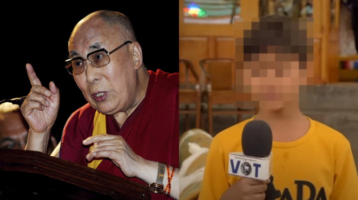 El reciente video del Dalai Lama besando a un menor de edad y pidiéndole "chupar" su lengua ha causado miles de reacciones en el mundo. Foto: EFE / Voice of Tibet