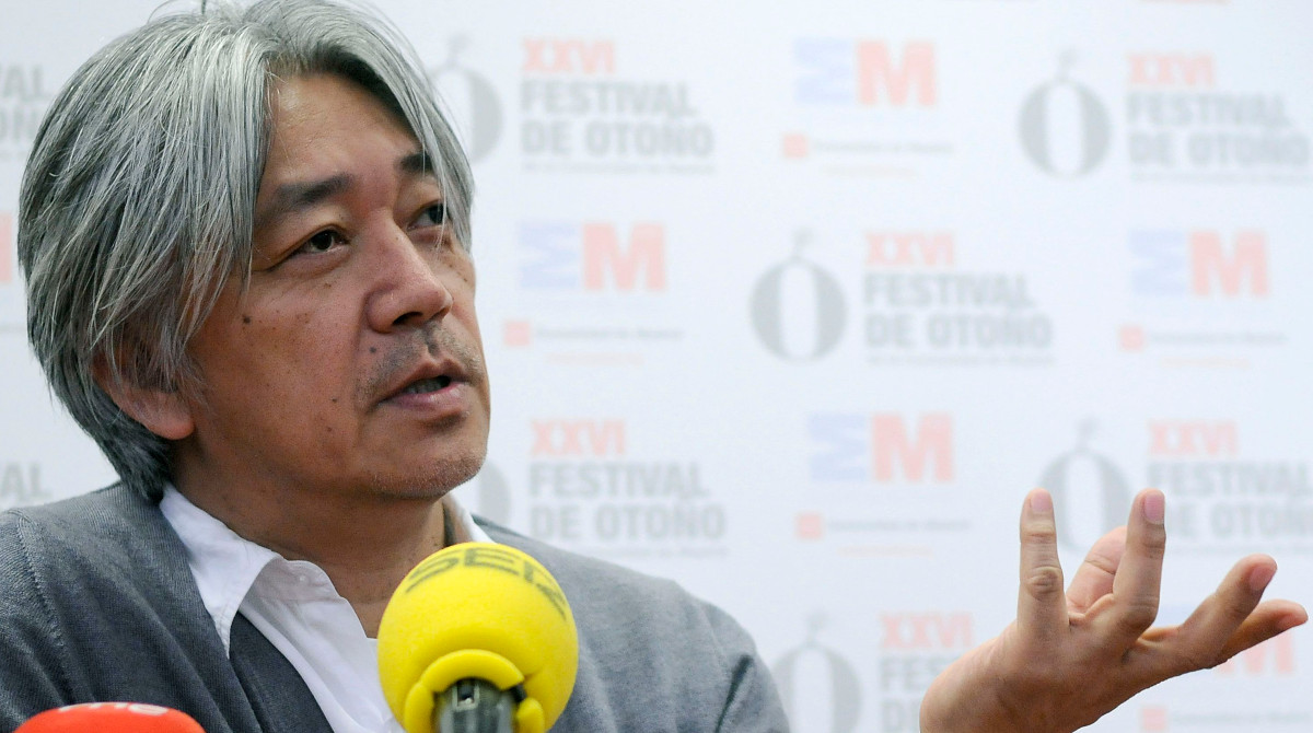 El músico japonés Ryuichi Sakamoto durante una visita en Madrid en 2009. Foto: EFE