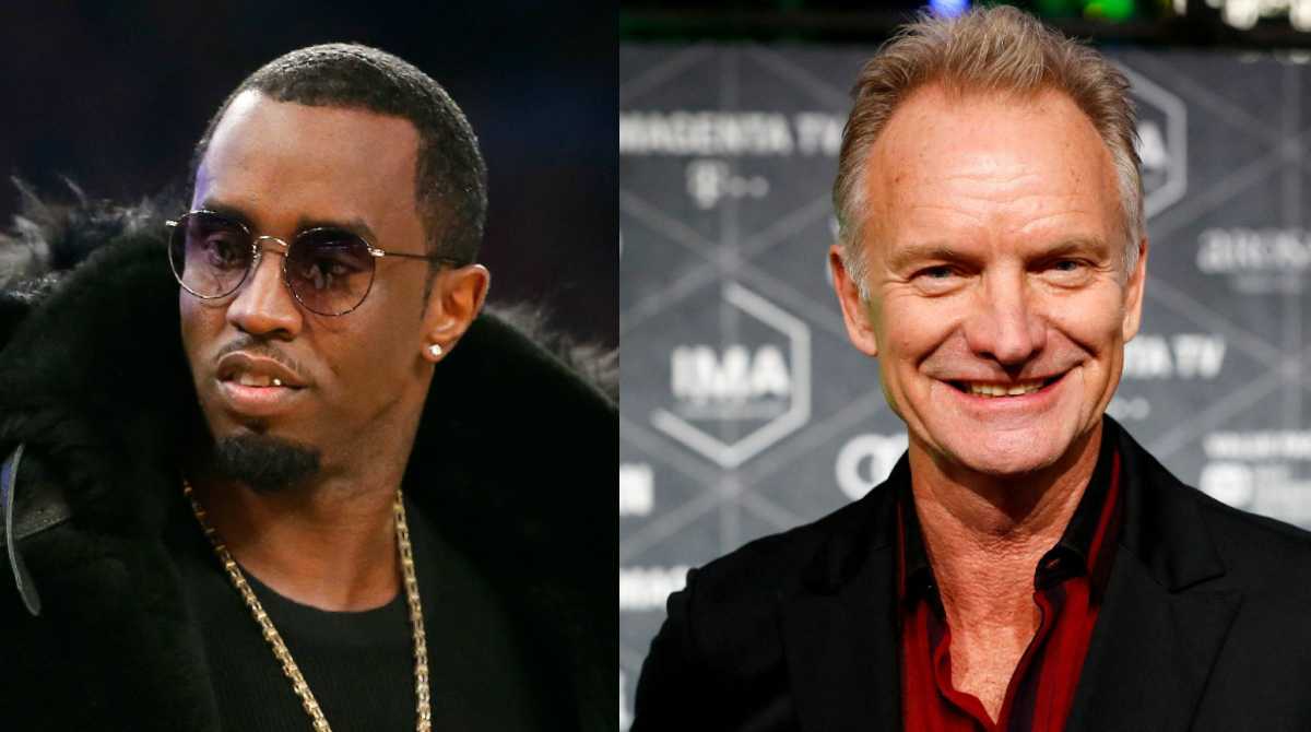 El rapero Diddym paga diariamente al cantante Sting. Foto: Cortesía Twitter de los famosos