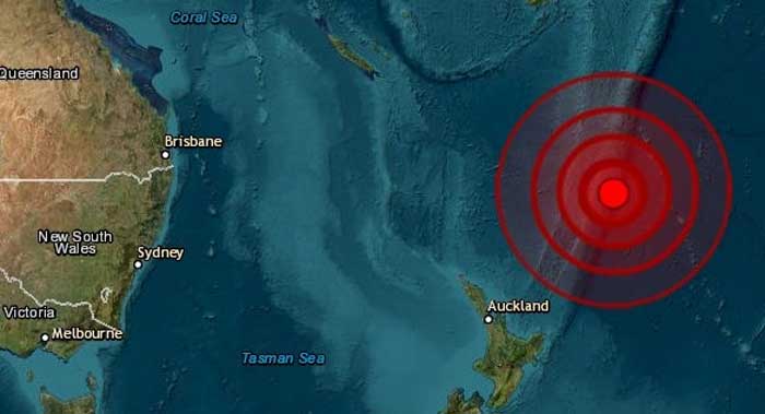 Tras el fuerte temblor, el Servicio de Alertas de Tsunami del Pacífico emitió una alerta de tsunami. Foto: Twitter