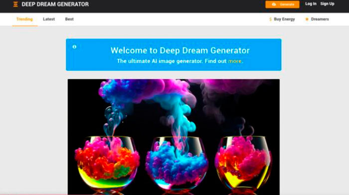 Foto: Deep Dream Generator
