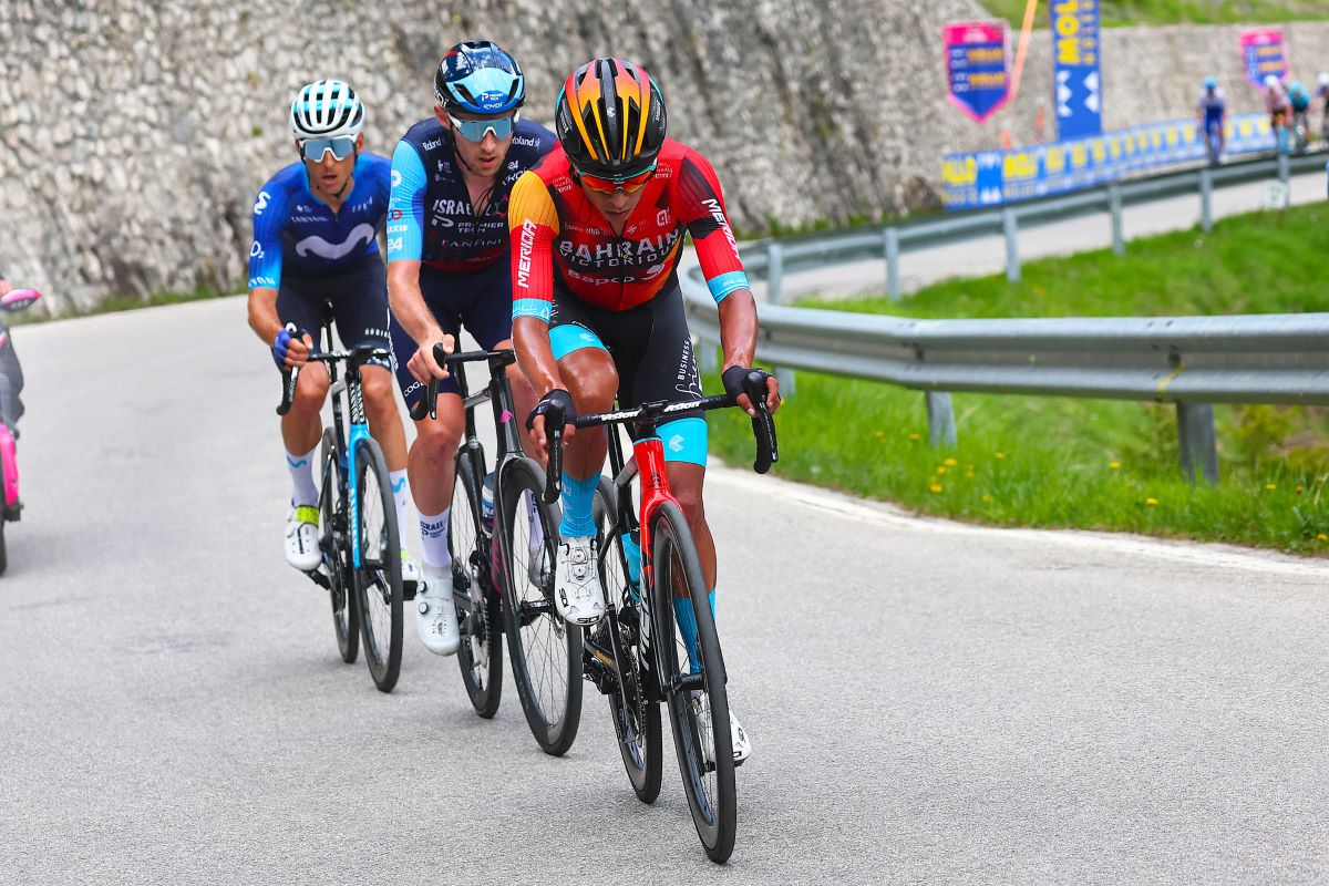 Santiago Buitrago se impuso en la etapa 19 del Giro de Italia 2023. Foto: @BHRVictorious