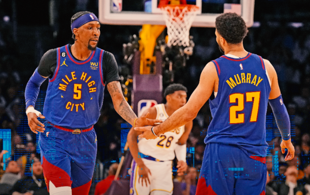 Los Denver Nuggets superan a los Angeles Lakers en las finales de Conferencia de la NBA. Foto: @nuggets