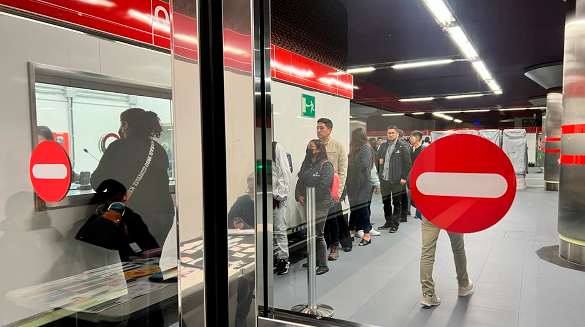 El Metro de Quito inició con los trayectos pagados este martes 2 de mayo de 2023. Foto: Patricio Terán / EL COMERCIO