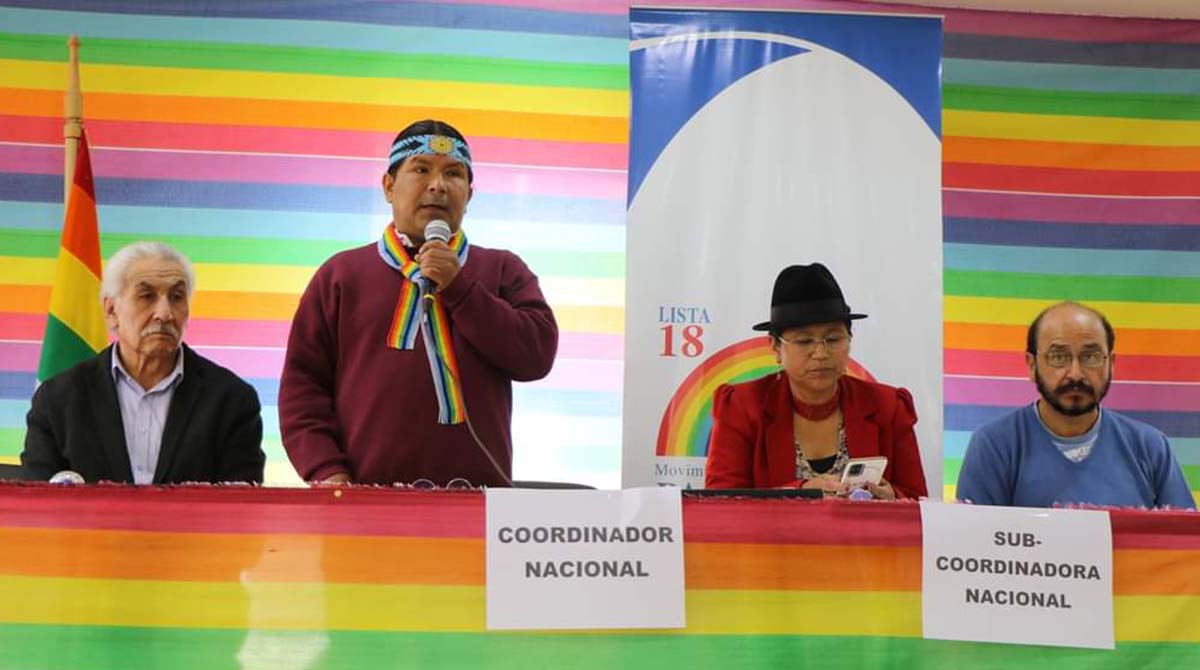 La Coordinación Nacional, a cargo de Marlon Santi, dice que toda acción judicial debe ser tramitada en el marco del debido proceso. Foto: Pachakutik