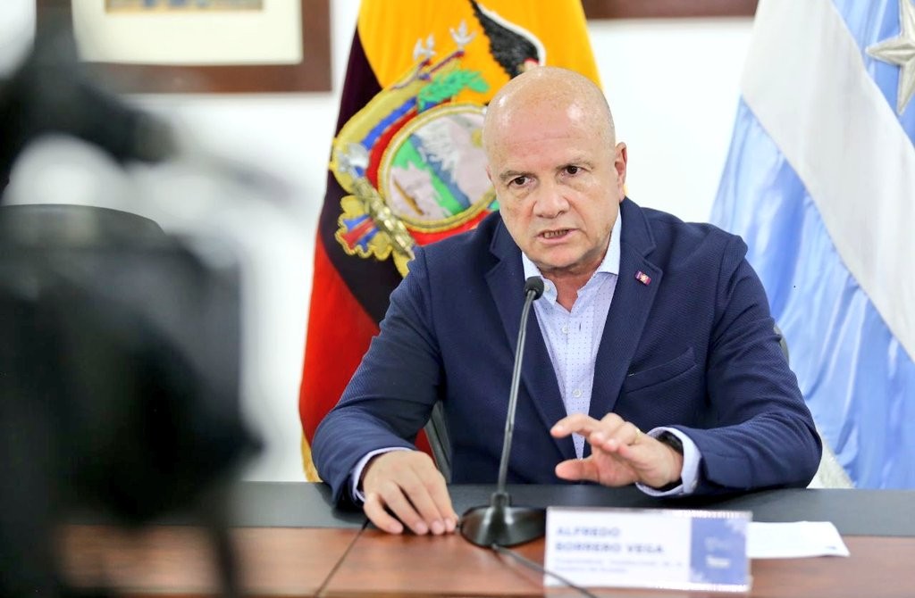 Borrero es quien debe asumir la Presidencia de Ecuador ante la destitución de Lasso, según la Constitución. Foto: Vicepresidencia de Ecuador.