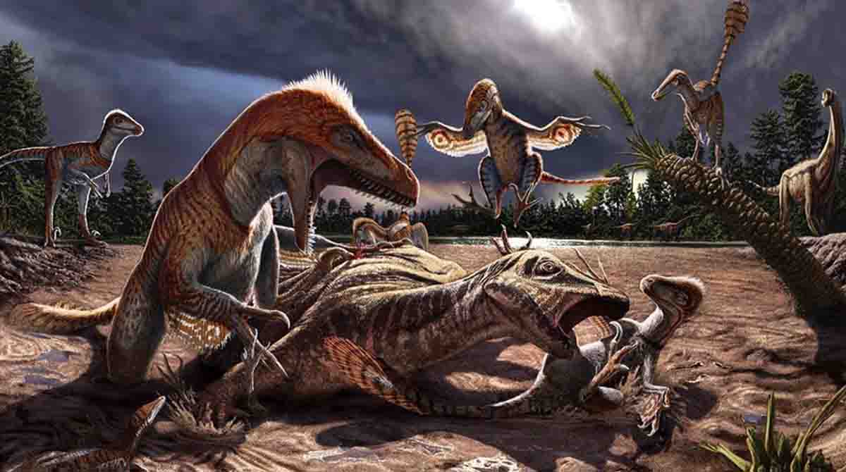 Un estudio geológico de la formación rocosa que encerró un ejemplo fosilizado del "raptor" más grande del mundo muestra que es 10 millones de años más antigua de lo que se creía anteriormente. Foto: Europa Press