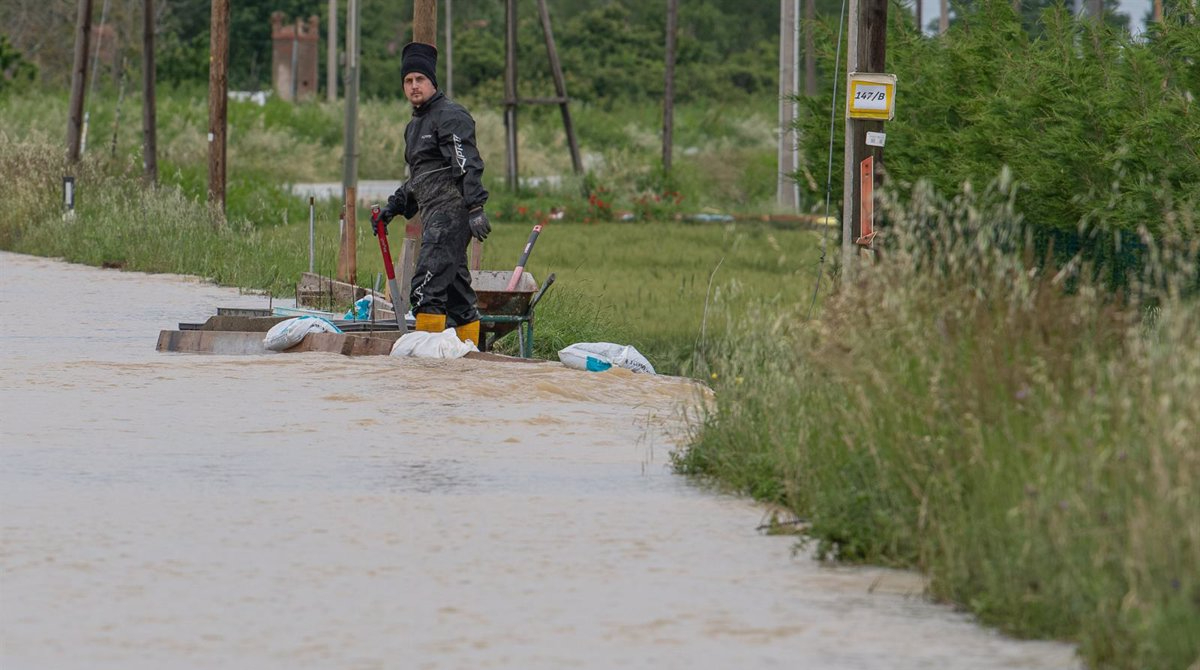 Las inundaciones en Emilia-Romaña, Italia, dejan 14 fallecidos. Foto: Europa Press