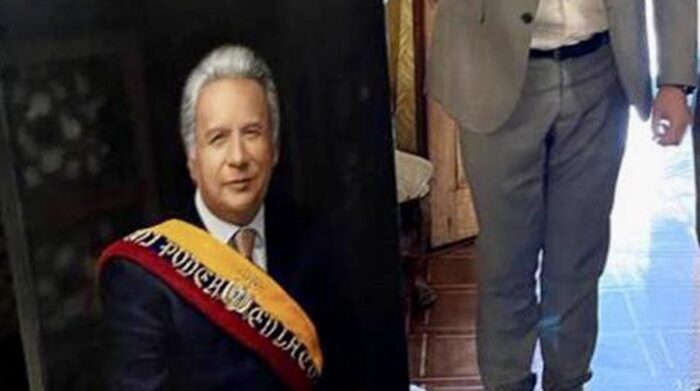 El expresidente Lenín Moreno compartió la imagen a través de su cuenta de Twitter. Foto: Twitter Lenín