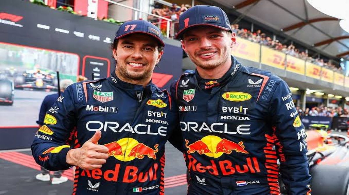 Sergio ‘Checo’ Pérez y Max Verstappen corren para la escudería Red Bull. Foto: Red Bull
