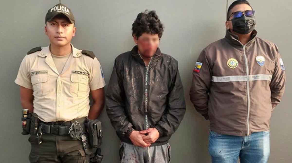 Un hombre fue detenido por el asesinato de su cuñada en Tungurahua. Foto: Fiscalía