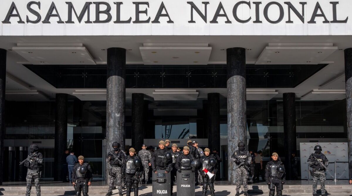 El presidente Guillermo Lasso activó este miércoles, 17 de mayo de 2023, la muerte cruzada y con esto disolvió la Asamblea Nacional. Foto: EL COMERCIO