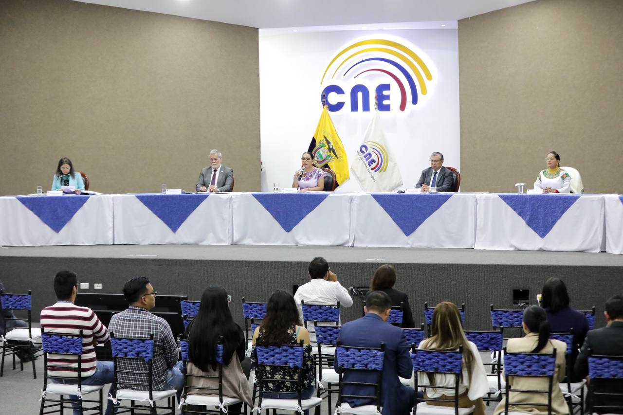 El Pleno del CNE declaró el inicio del periodo electoral este jueves 18 de mayo. Foto: Cortesía