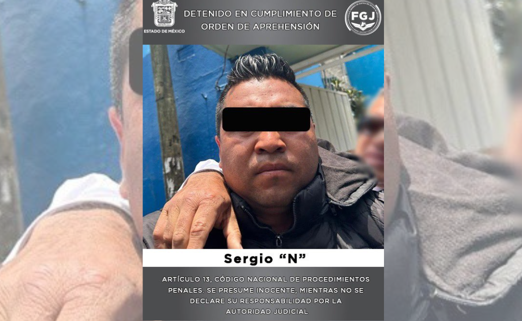 Sergio N., presunto autor del asesinato del perrito, fue aprehendido en una vivienda de Ciudad de México. Foto: Fiscalía