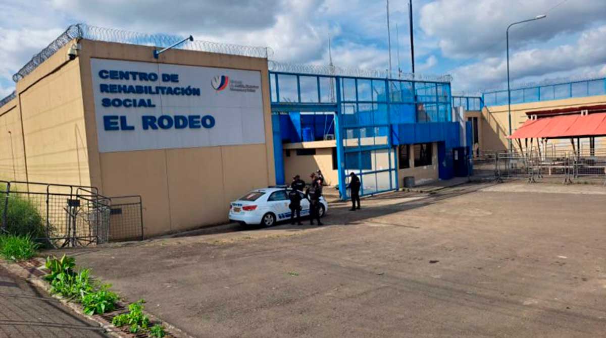 Vista de la cárcel El Rodeo, en el cantón Portoviejo, provincia de Manabí. Foto: El Diario de Manabí