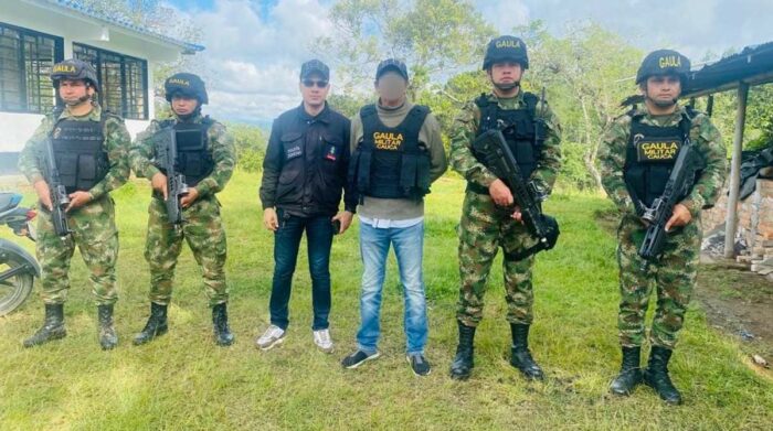 El compatriota había sido secuestrado el 22 de mayo de 2023, informaron las autoridades colombianas. Foto: Fuerzas Armadas de Colombia