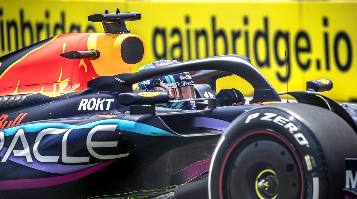 El piloto holandés de Fórmula 1 Max Verstappen de Red Bull Racing.