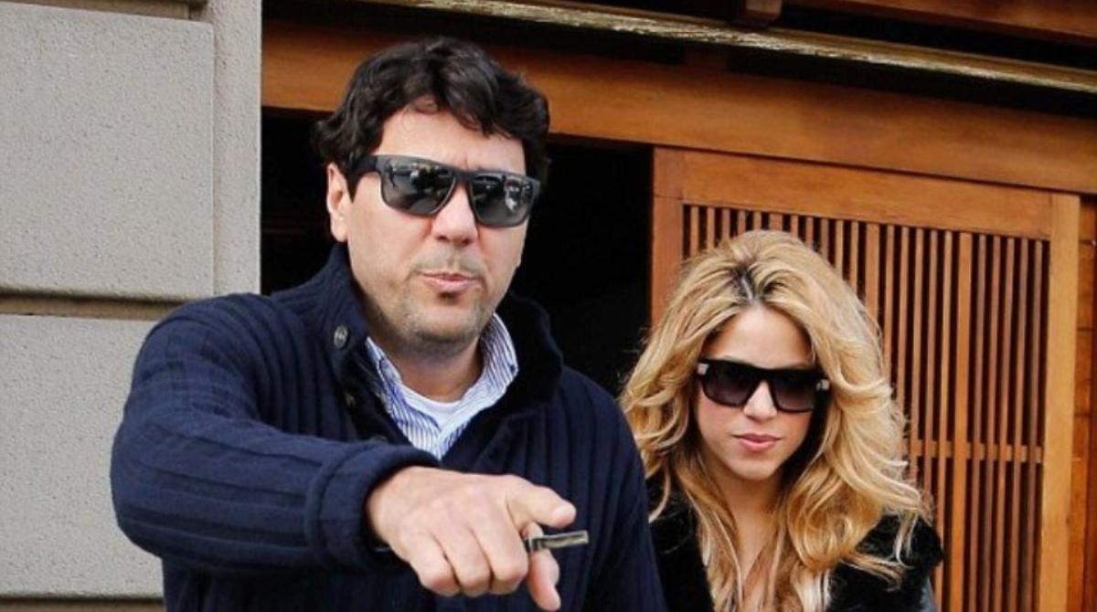 Shakira y su hermano Tonino. Foto: Twitter