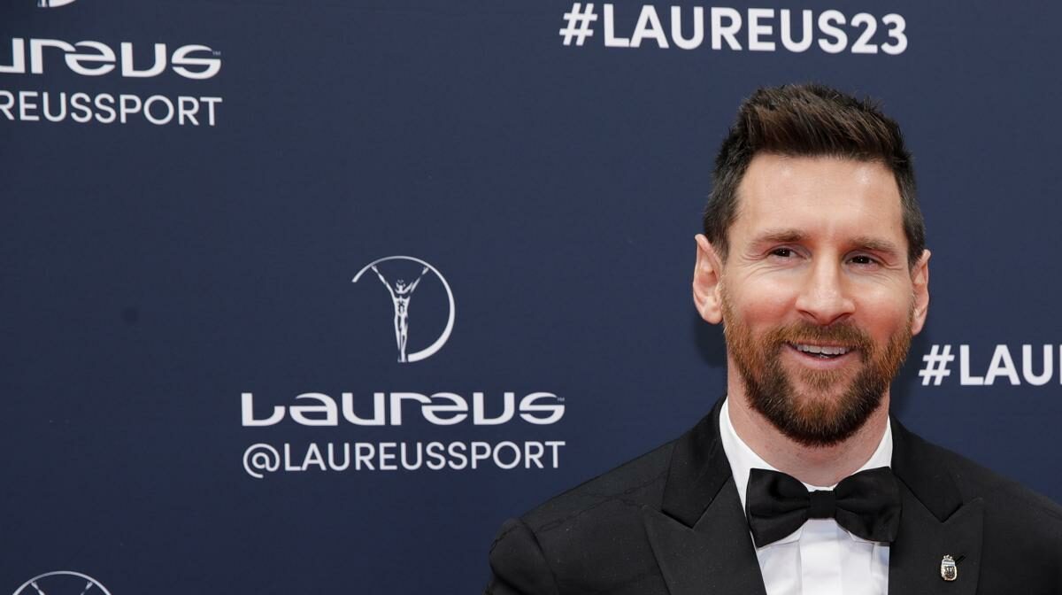 Lionel Messi ganó el Premio Laureus a mejor deportista masculino de 2022. Foto: EFE