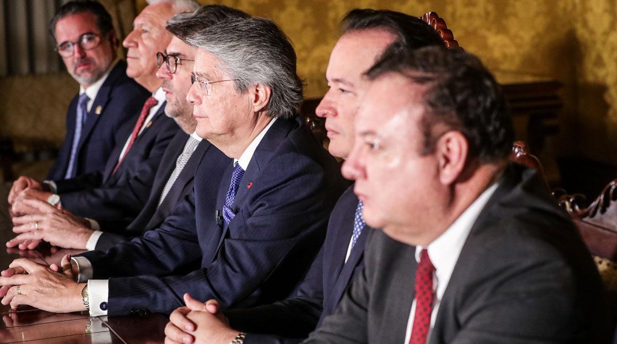 Guillermo Lasso gobernará vía decreto por cerca de seis meses. Foto: Presidencia