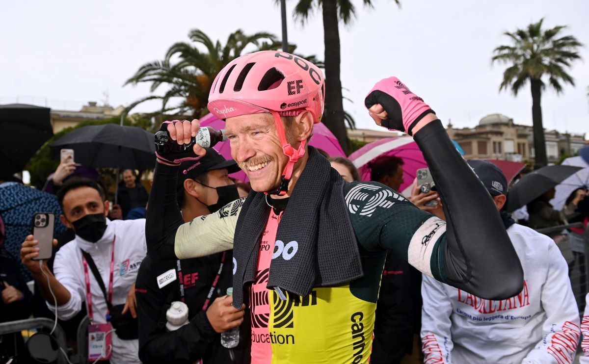 Magnus Cort ganó la etapa 10 del Giro de Italia. Foto: @EFprocycling