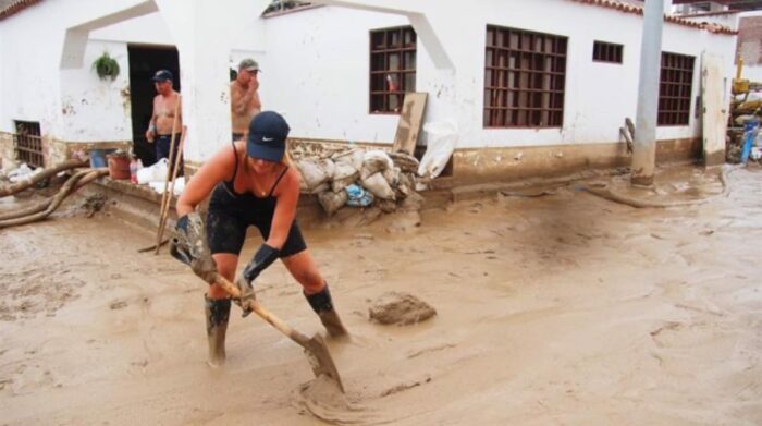 Fotos de archivo de las inundaciones en Perú por el Fenómeno de El Niño. Foto: Agencia Europa Press