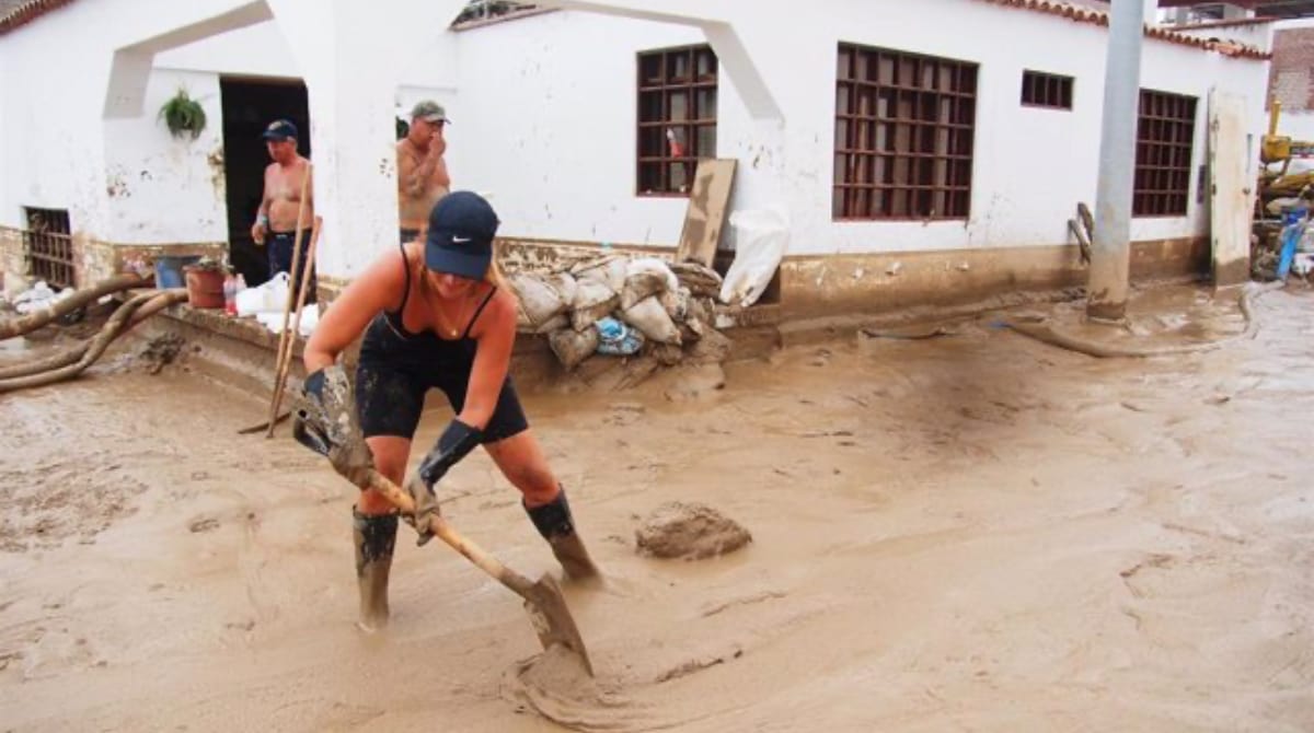 Fotos de archivo de las inundaciones en Perú por el Fenómeno de El Niño. Foto: Agencia Europa Press