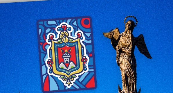 Según el detalle de la nueva imagen, esta marca respeta la historia y los símbolos que distinguen a la ciudad. Foto: Municipio de Quito