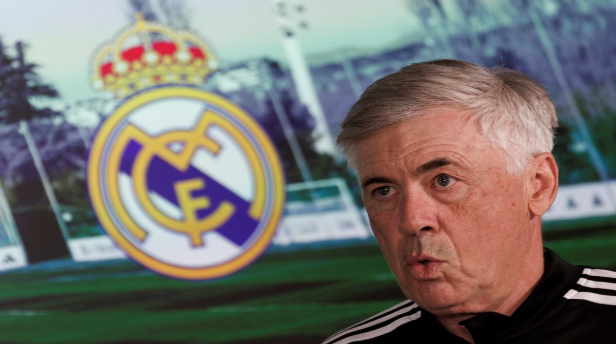 El entrenador italiano Carlo Ancelotti dirige con éxito al Real Madrid. Foto: EFE