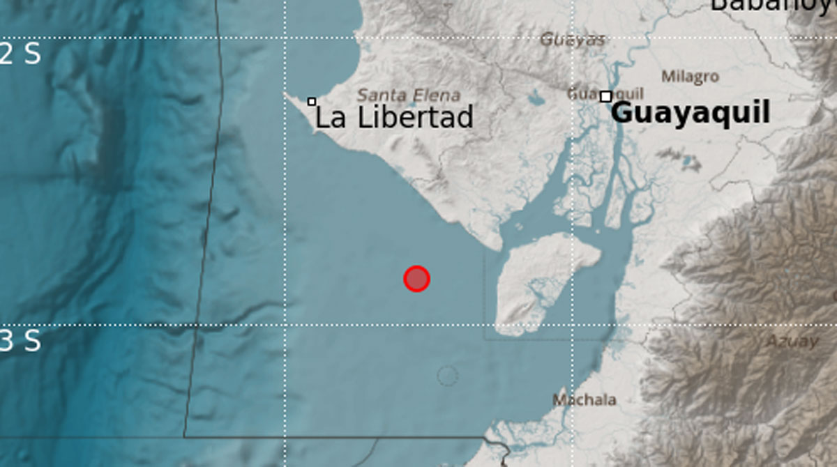 El sismo en Playas se sintió también en Arenillas y Machala, en el sur del Ecuador. Foto: Twitter IG