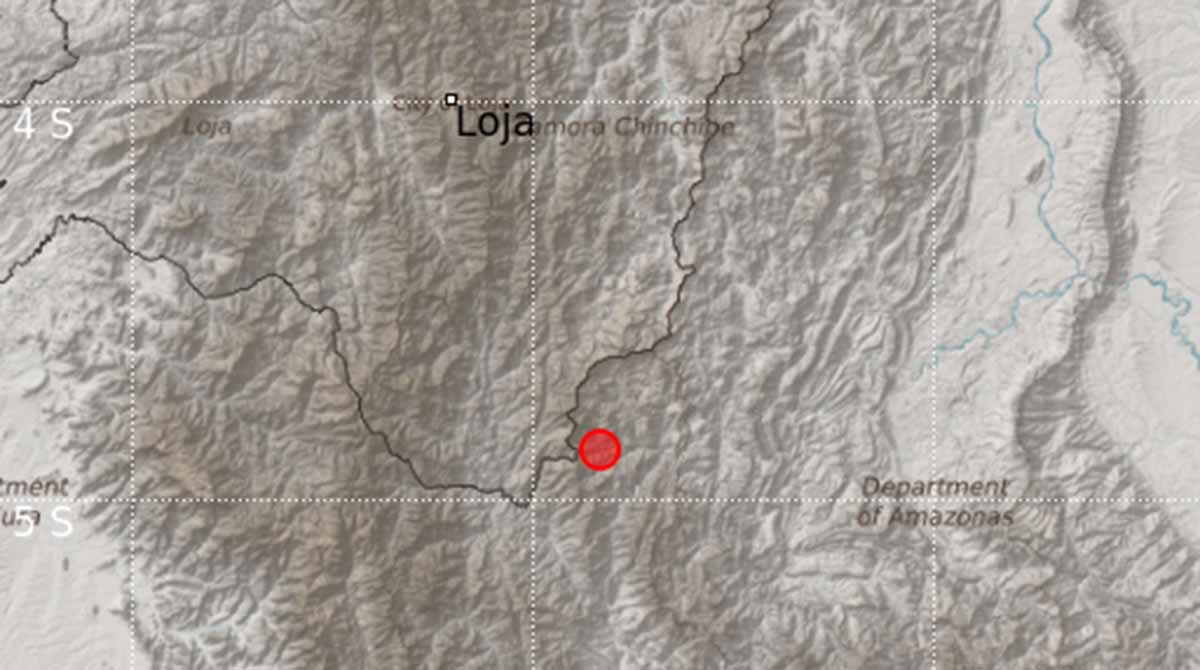 Sismo de magnitud 4.4 grados se sintió en Zamora este jueves, 11 de mayo de 2023. Foto: Twitter