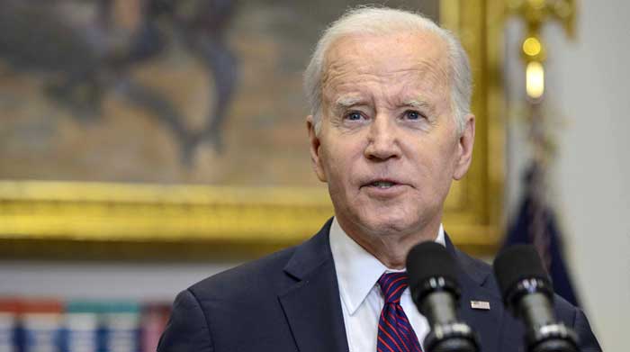 Biden hizo un llamamiento a rechazar la violencia política que, considera, ha sido "envalentonada" por Trump y los republicanos más extremistas. Foto: EFE