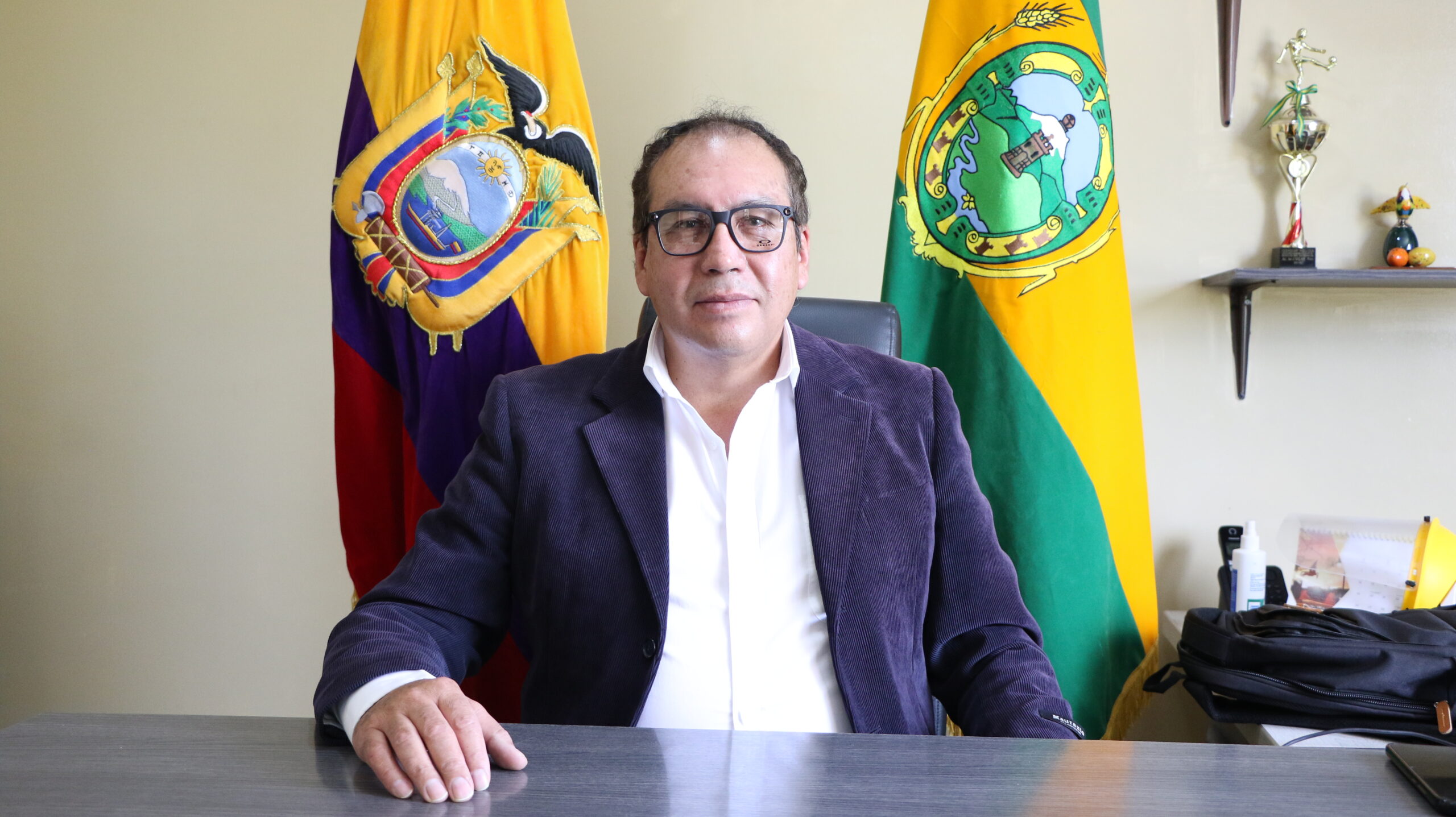 Agustín Novoa es exgerente general de la Empresa Pública Municipal de Movilidad de Cayambe . Cortesía