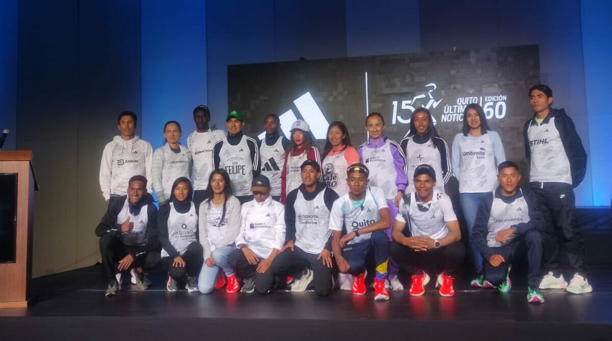 Los atletas élite de Ecuador, Colombia, Chile, Perú y Kenia recibieron la indumentaria este 8 de junio del 2023. Foto: Paulo Álvarez / EL COMERCIO