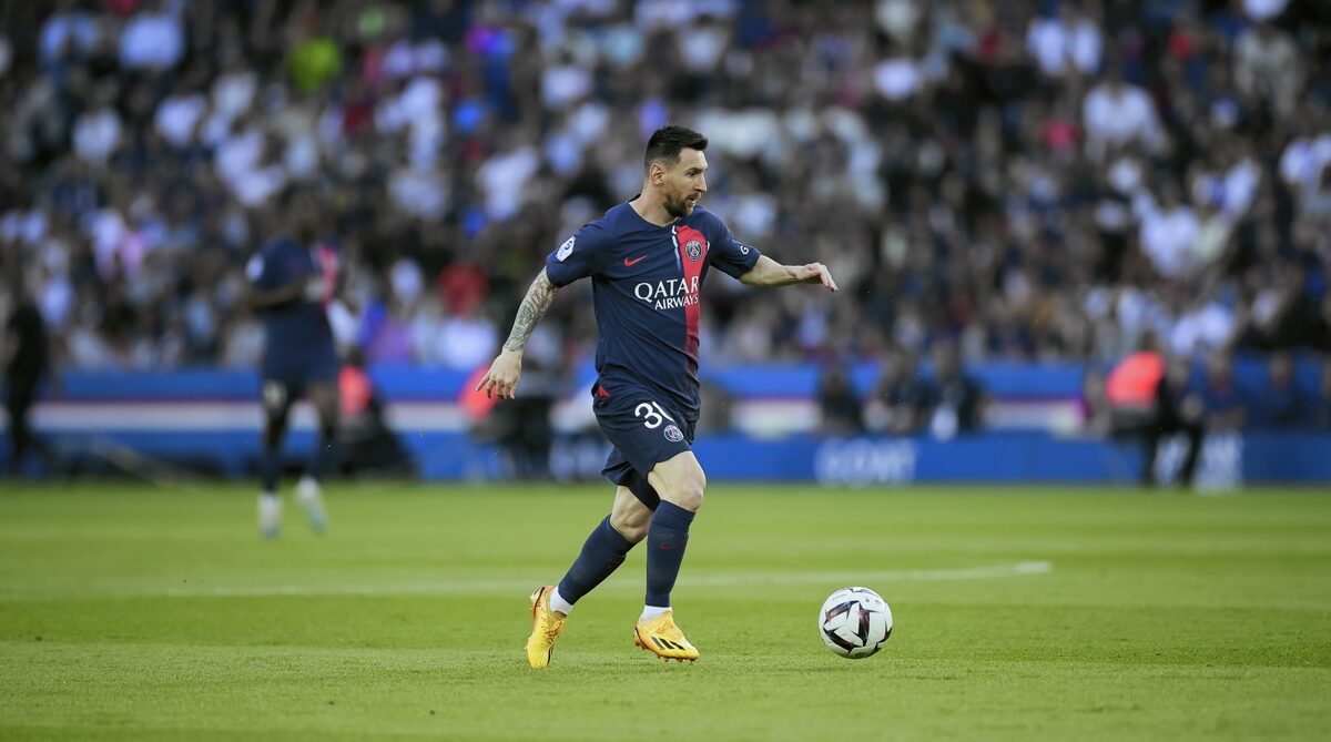 Messi, jugador argentino que finalizó su contrato con el PSG en este 2023. Foto: EFE