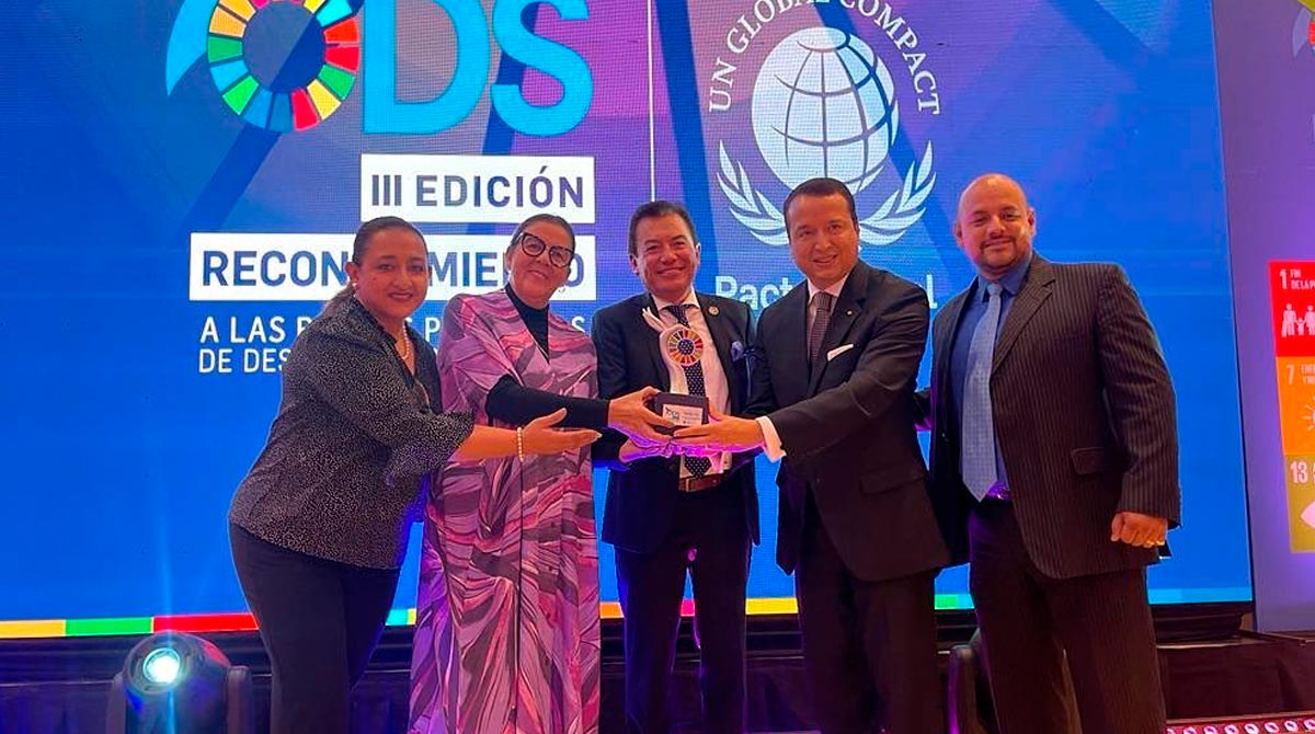 La institución en la única del Ecuador en tener una certificación por el cumplimiento de las ODS. Foto: Facebook