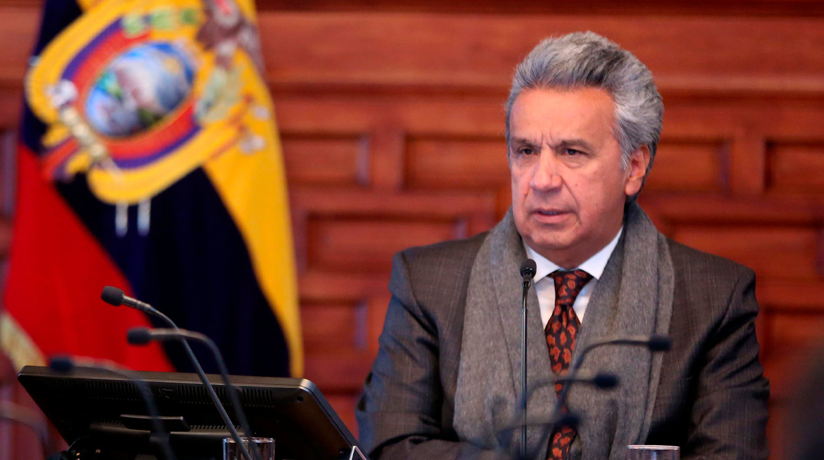Moreno está implicado en una trama de corrupción conocida como el caso Sinohydro. Foto: Presidencia