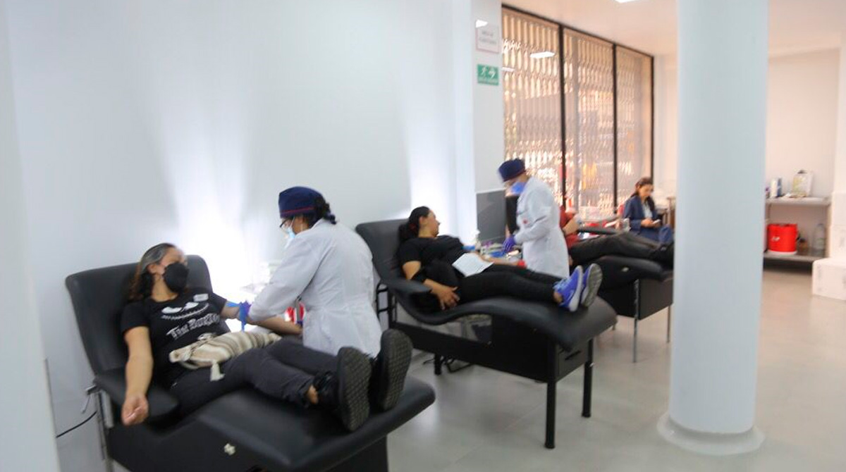 En el 2022, la Cruz Roja recolectó 224 332 unidades de sangre en Ecuador. Foto: Julio Estrella / EL COMERCIO