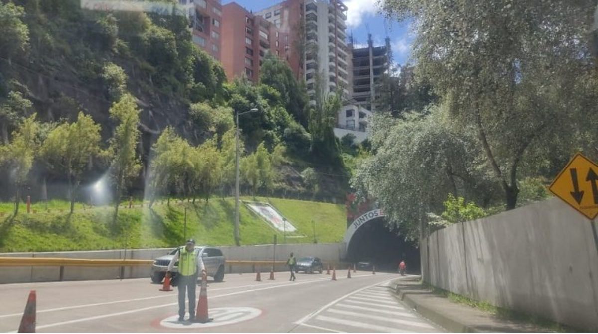 El Túnel Guayasamín sirve de acceso a Quito a quienes llegan desde Cumbayá y Tumbaco. Cortesía