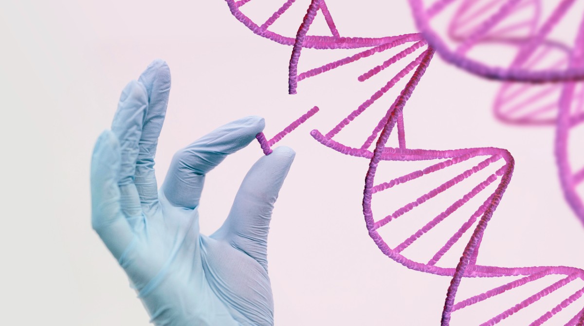 La edición genética es una técnica que puede modificar el ADN de un organismo de manera precisa. Foto: Freepik