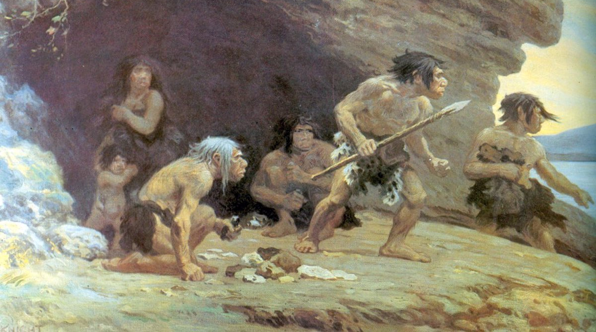 Imagen referencial. Reconstrucción artística de 1920 de neandertales de Le Moustier. Foto: Europa Press