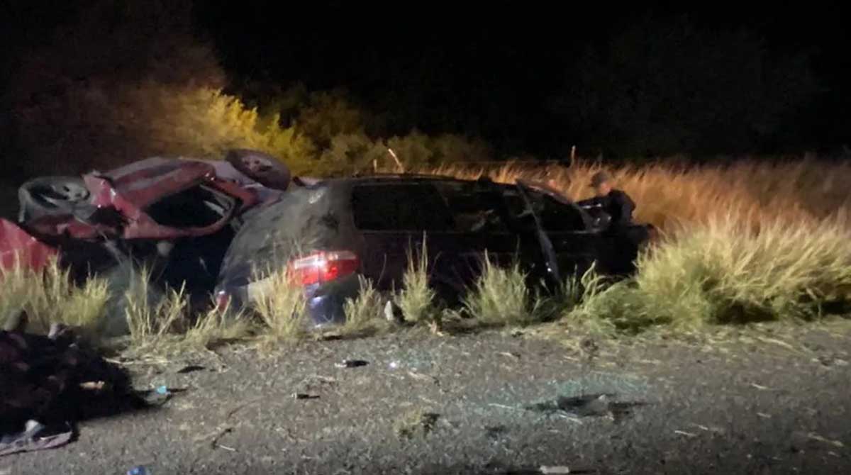 Seis personas fallecieron en un siniestro de tránsito en una vía del estado de Durango, en México. Foto: Twitter