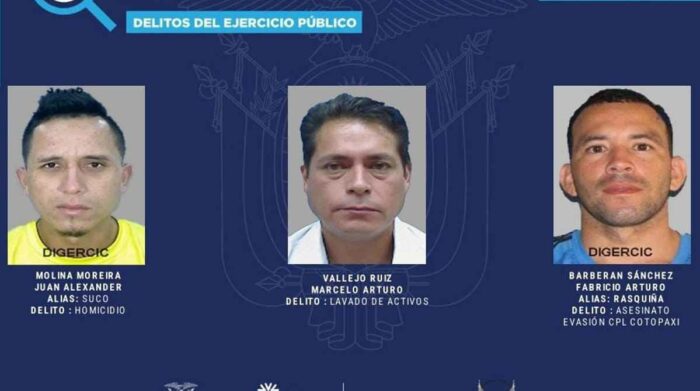El primero más buscado de Santo Domingo de los Tsáchilas fue detenido por la policía nacional. Foto: Twitter