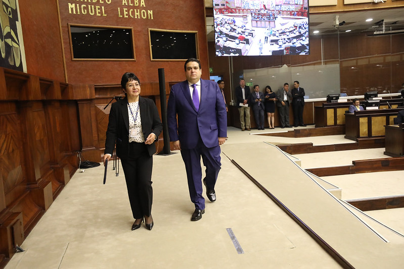 Juan Carlos Larrea, procurador General del Estado posesionado el 15 de noviembre de 2022 por el Legislativo. Foto: Asamblea
