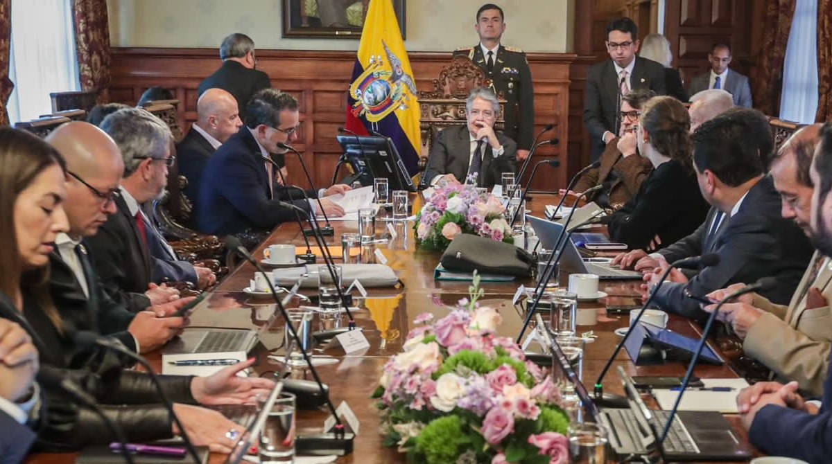 Lasso dispone reforzar acciones del plan para enfrentar el fenómeno de El Niño. Foto: Presidencia de Ecuador