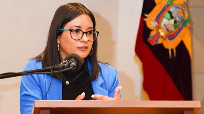 Patricia Carrillo, subsecretaria de Gestión de Riesgos, presentó el nuevo Plan de Plan Nacional para la Reducción de Riesgos. Foto cortesía SGR