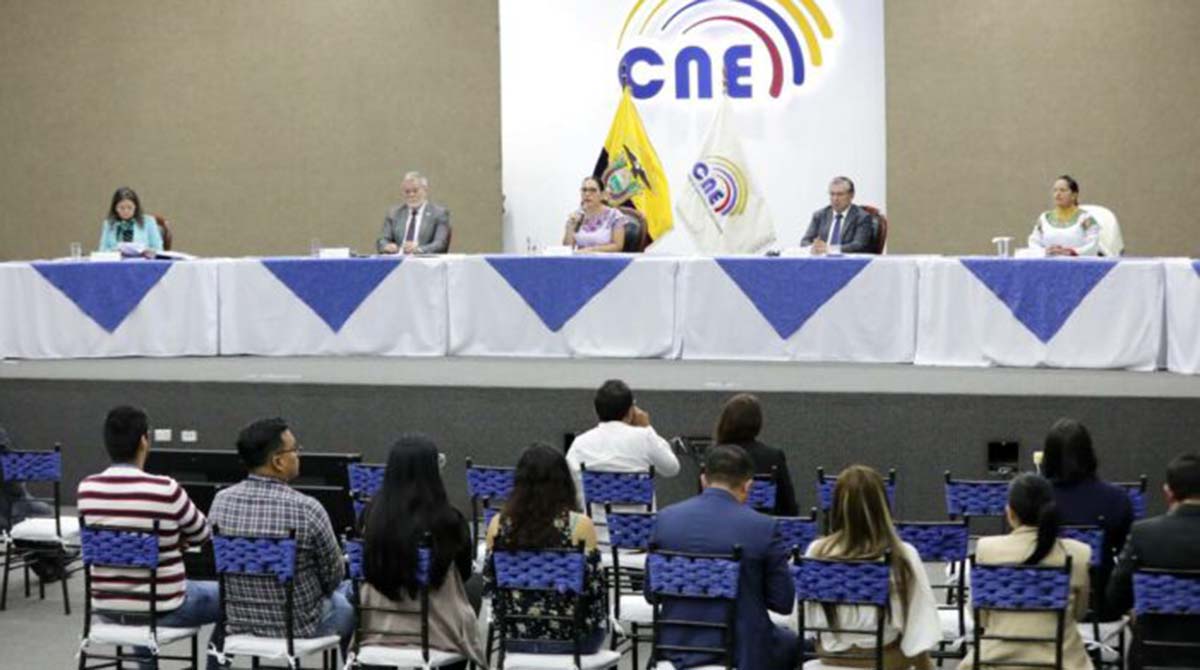 El Pleno del CNE declaró el inicio del periodo electoral el jueves 18 de mayo. Foto: Cortesía