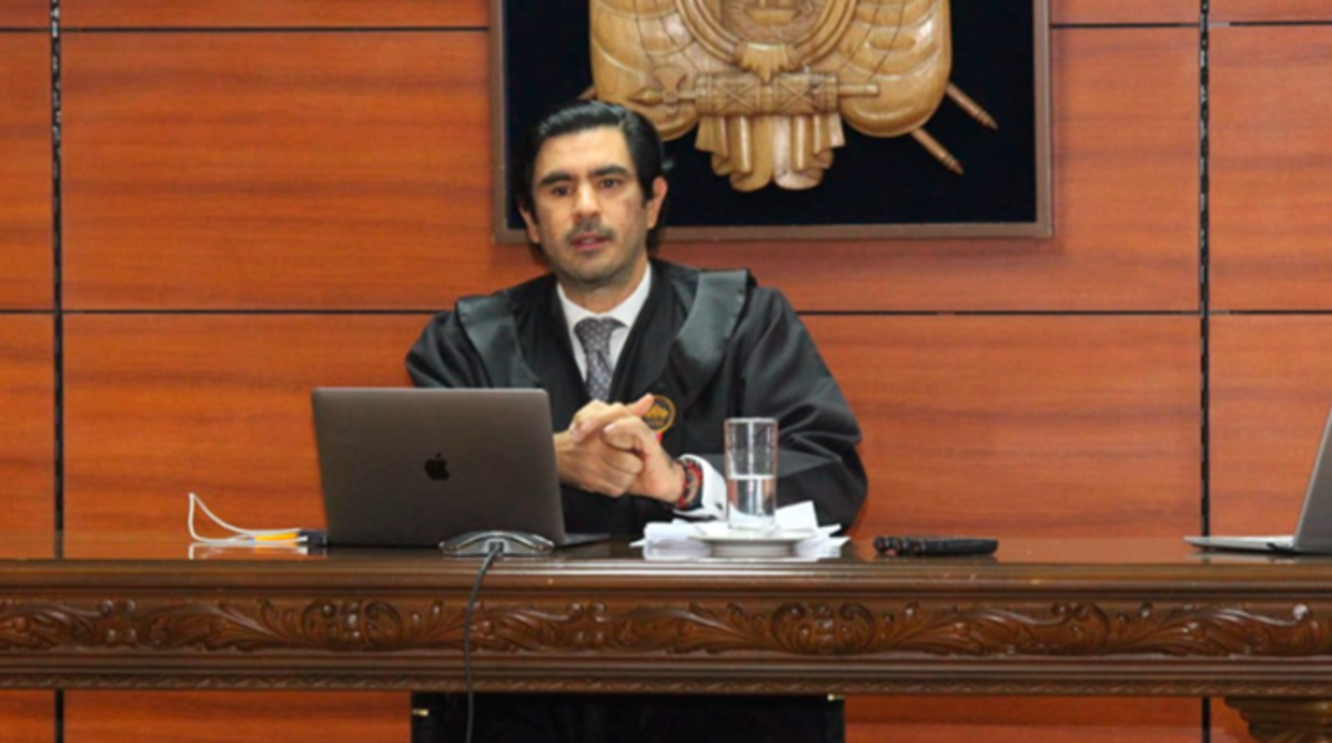 El juez Luis Rivera sobreseyó a 18 procesados en el caso helicópteros Dhruv. Foto: Cortesía/Fiscalía
