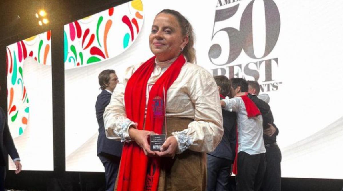 La pastelera ecuatoriana fue premiada por The 50 Best. Foto: Instagram Pía Salazar